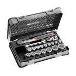 Coffret cliquet + douilles 1 / 2' facom s. 161 - 2p6pb Coffret cliquet + douilles 1 / 2' facom s. 161 - 2p6pb