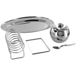 Coffret dégustation foie gras inox argent kdo8583 Coffret dégustation foie gras inox argent kdo8583