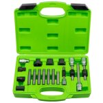 Coffret pour demontage de poulie debrayable d'alternateur - 18 pieces