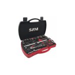 Coffret douilles et accessoires 1 / 4' 1 / 2' sam outillage 75 - shr60 Coffret douilles et accessoires 1 / 4' 1 / 2' sam outillage 75 - shr60