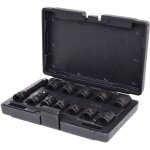 Coffret de douilles  chocs 6 pans 1 / 2'' 10 douilles, 1 cardan, 1 rallonge 12pcs - 515. 0112 - kstools ...