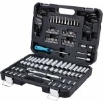 Coffret de douilles cl�s � cliquet et embouts professionnels 121 pi�ces, 1 / 4' et 3 / 8' douilles cr ...