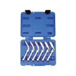 King tony - coffret de douilles longues 3 / 8 articul�es pour bougie de prechauffag