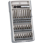 Coffret d'embouts de vissage, 25 pi�ces ph1, ph2 (2 x 25 mm), ph3, pz1, pz2 (2 x 25 mm), pz3, t10, t15, ...