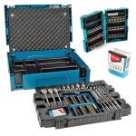Coffret ensemble accessoires makita b - 43044 66 pièces en coffret makpac Coffret ensemble accessoires makita b - 43044 66 pièces en coffret makpac