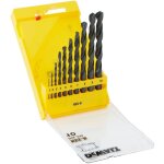 Coffret forets m�tal hss - r 10 pi�ces - dt5911 - qz - dewalt