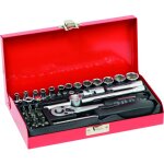 Drakkar equipement - coffret 42 douilles radio 1 / 4 pouce drakkar tools - s10760