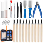 Coffret multi - outils, 23pcs 3d outils de nettoyage de buse d'imprimante et kit d'outils de retrait ...