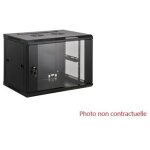 [jamais utilise] coffret mural baie de brassage 8u acier galvanis� 600x600 - 66060