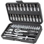 Coffret d'outils comprenant 46 douilles et embouts de 6, 35 mm (1 / 4 )