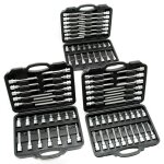 Coffrets à outils 88 pièces - douille six pans creux, torex polygonale & clé allen - chrome vanadium Coffrets à outils 88 pièces - douille six pans creux, torex polygonale & clé allen - chrome vanadium