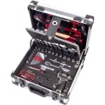 Kraftwerk - coffret d'outils b152, 1 / 4' + 3 / 8', 103 pcs. Kraftwerk - coffret d'outils b152, 1 / 4' + 3 / 8', 103 pcs.