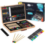 Coffret de peinture en bois genova 89 pieces - artina Coffret de peinture en bois genova 89 pieces - artina