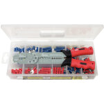 Coffret de pinces � sertir standard pour cosses pr� - isol�es - 271 pcs