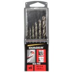Diager - coffret plastique de 6 forets hss meuls  2 - 3 - 4 - 5 - 6 - 8