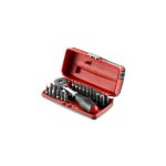 Coffret porte embout  cliquet manche rotatif + 22 embouts de vissage - facom