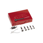 Coffret t - rax virax cl  cliquet 5 outils 12  22 mm avec foret et pince  pointer - 252730