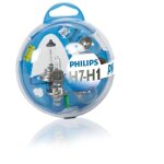 Coffret de secours essential avec ampoule h1 / h7 philips