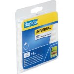 Colle - dcoration - blanche universelle 12mm - 94mm x 14 sticks (125g) - toutes applications, mtal, ...