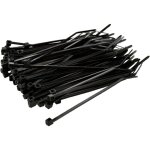 Colliers de serrage noirs robustes (lot de 250) - r�sistance � la traction : 22, 7 kg (50 lb), serre ...