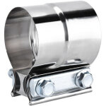 Collier de serrage universel pour tuyau d'�chappement de voiture en acier inoxydable, fabrication de ...