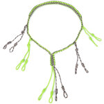 Collier de sifflet pour canard en paracord vert fluo, accessoire de chasse ext�rieur