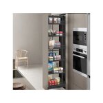 Colonne coulissante flat. devant 300 - 350mm. hauteur reglable 1200 / 1600mm. 4 corbeilles. - talla