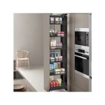 Colonne coulissante flat. devant 450mm. hauteur reglable 1900 / 2300mm. 6 corbeilles. - talla