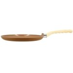 Colorama crepiere 26 cm noisette en aluminium - menastyl