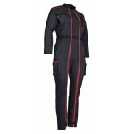 Lma - combinaison de travail 4114 colline taille 5 double zip bicolore pour femmes