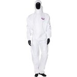 Combinaison jetable pour travaux et bricolage - taille l - film microporeux blanc - norme en 13034