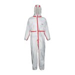 Combinaison de protection plus® taille l blanche / rouge catégorie epi iii Combinaison de protection plus® taille l blanche / rouge catégorie epi iii