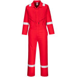 Combinaison de travail 100% coton l�g�re portwest iona rouge l