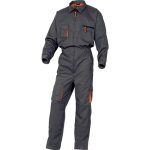 Combinaison de travail mach2 m2comgr � simple zip multipoches gris / orange t2xl - delta plus - m2comgrxx ...