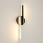 Applique murale led int�rieur, lampe murale moderne 16w, applique en aluminium, 3000k lumi�re chaude ...