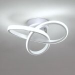 Comely - plafonnier led moderne, 12w lampe de plafond en aluminium et acrylique, plafonnier led design ...