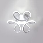 Comely - plafonnier led 22w luminaire plafonnier design courb moderne lampe de lustre pour couloir balcon ...