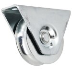 Communello - roue � support externe diam�tre 80mm gorge 15mm - fratelli comunello - 327 - 80