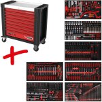 Composition pour servante d?atelier performanceplus p25 avec 510 outils pour 7 tiroirs