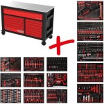 Kstools - composition pour servante d'atelier performanceplus p45 avec 950 outils pour 13 tiroirs