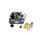 Compresseur 100 litres 3 cv 10 bars lubrifi� courroie sur roues avec accessoires de gonflage