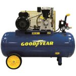 Goodyear - compresseur d'air 10 bars rservoir 100l  courroie 3cv 2250w dbit air 350l / min