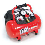 Compresseur d'air 12l 1, 5cv portatif fini energy 12