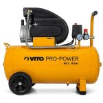 Compresseur d'air silencieux 50 litres 10 bar 2, 5cv 145 psi 2. 5 cv vito