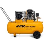 Vito pro - power - compresseur  courroie 100 litres 2. 5 cv 1. 9 kw 230v ac pression 10 bar vito