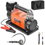 Compresseur deair robuste 12 v, gonfleur de pneus portable 200 l / min, kit de gonflage de pneus avec ...