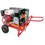 Compresseur lisam lm 500 / 10 � essence avec moteur honda de 5, 5 cv