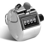 Compteur manuel 4 chiffres compteur de passage pour compteur de personnes, sport de golf, �cole des formateurs ...
