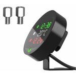 Compteur de temp�rature d'eau modifi� pour moto voltm�tre 12v chronom�tre usb t�l�phone portable chargeant ...