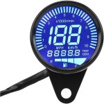 Compteur de vitesse de moto, odom�tre tachym�tre 66mm universel digital led compte - tours compteur kilom�triq ...
